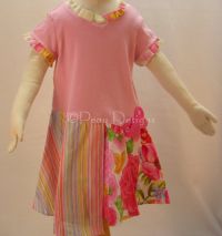 Baby Lulu WILD ROSE Shirt Dress Girls Sz 2T